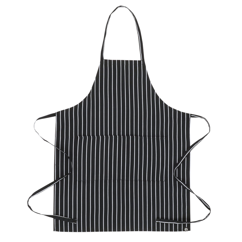 Chalk Stripe Bib Apron